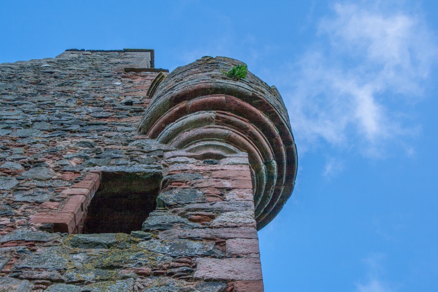 Greenknowe Tower Castle in Gordon, Berwickshire Stravaiging around